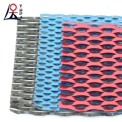 quality  Corrosion Resistance Diamond Expanded Metal Mesh Panels Steel Plate factory