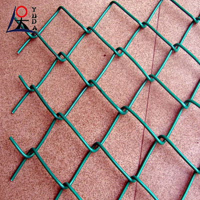 quality  PVC Coated Chain Link Fence Panels Hot Dipped Galvanized Wire Mesh factory