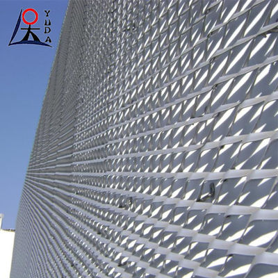 Stainless Steel Metal Expanded Mesh Office Building Facade Decoration Fence Sheet