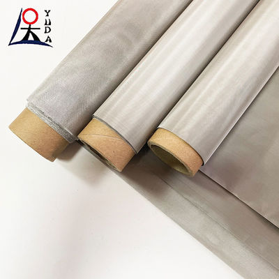 AISI 304 316 316L Stainless Steel Wire Mesh 20 100 300 Micron Plain Woven Mesh Screen