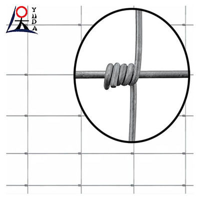 Galvanized Field Fence for Sheep and Cattle 1.8m High Customizable