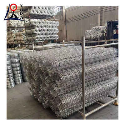 Grassland Mesh Galvanized Cattle Fence / Deer Fence High Tensile Field Fence 50m 100m