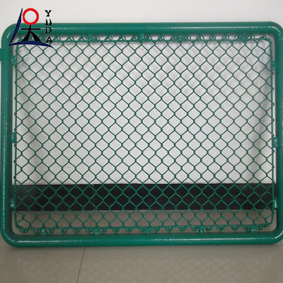 Privacy Chain Link Mesh Rolls Diamond Shape Galvanized Chain Link Fence