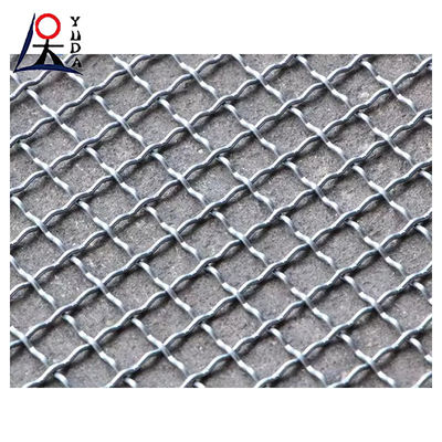 Galvanized Weaving Vibrating Screen Wire Mesh Lock Crimp Wire Mesh Square Mesh