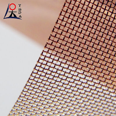 Superfine Red Shield Copper Mesh Screen Decorative Brass Wire Mesh