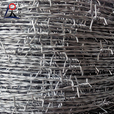 Single Strand Hot Dipped Galvanized Barbed Wire Barbed Iron Wire