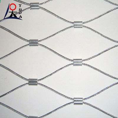 Customized Diameter Stainless Steel Wire Rope Mesh Slope Protection Soft Flexible