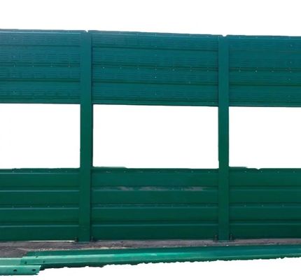 Steel Panel Sound Barrier for Highway and Railway Noise Reduction